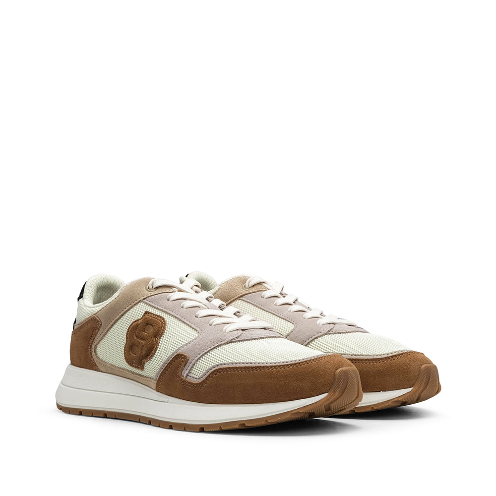 Sapatilha Casual Homem Camurça Bege