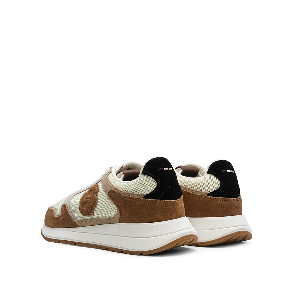 Sapatilha Casual Homem Camurça Bege