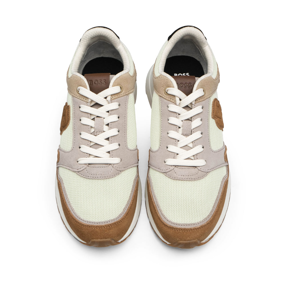 Sapatilha Casual Homem Camurça Bege