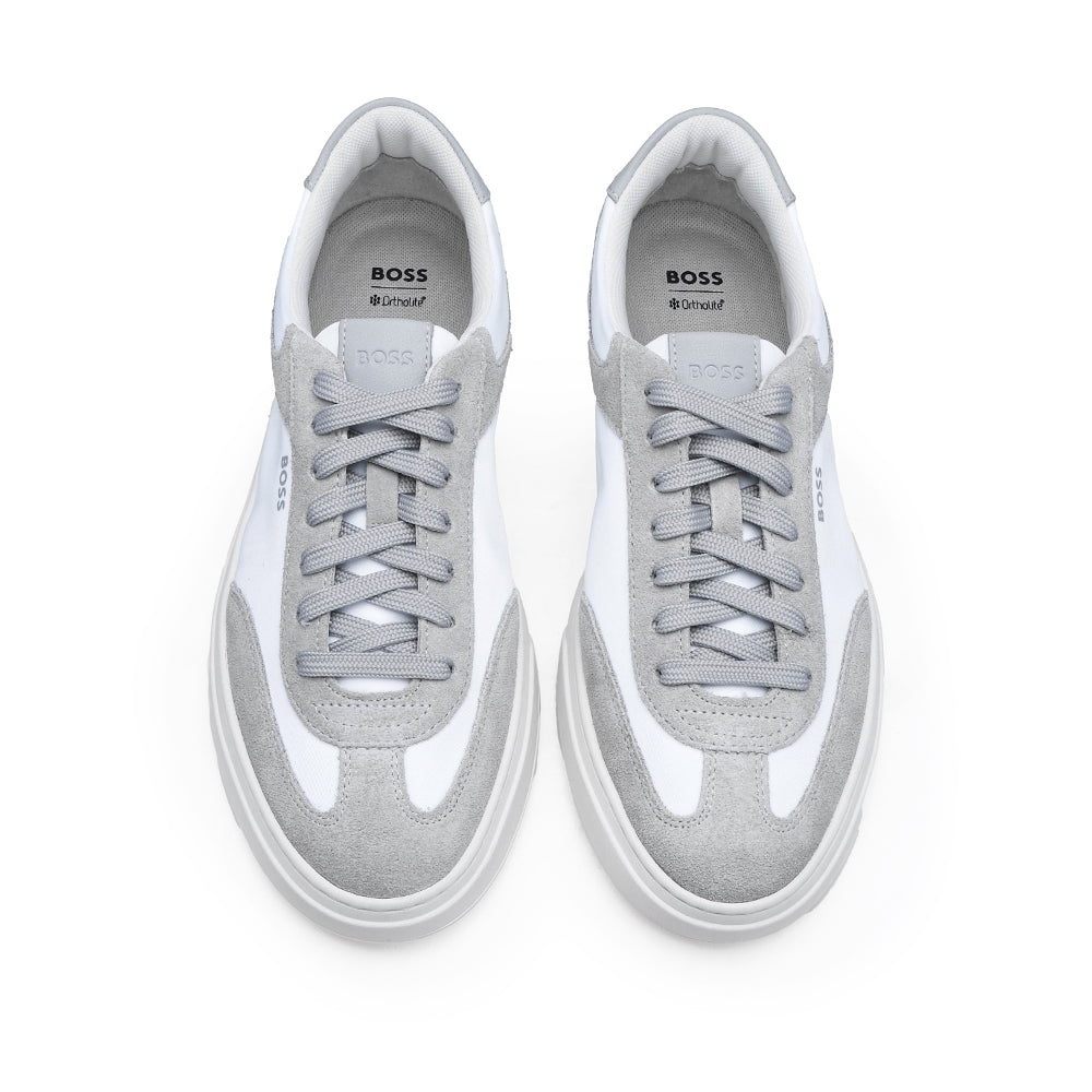 Sapatilha Casual Homem Branco E Cinza