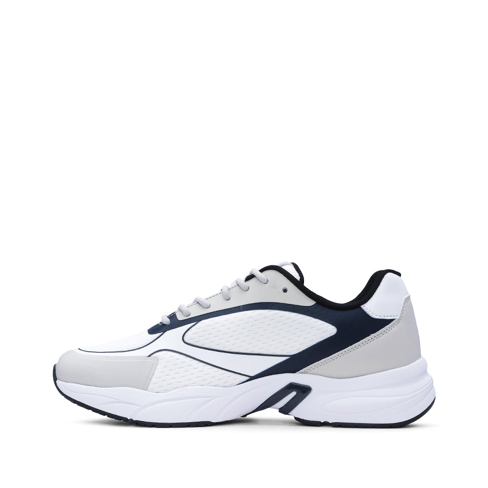 Sapatilha Casual Homem Branco E Azul
