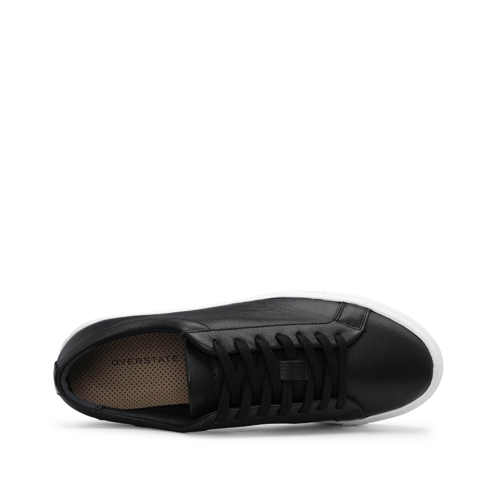 Sapatilha Casual Homem Pele Preto