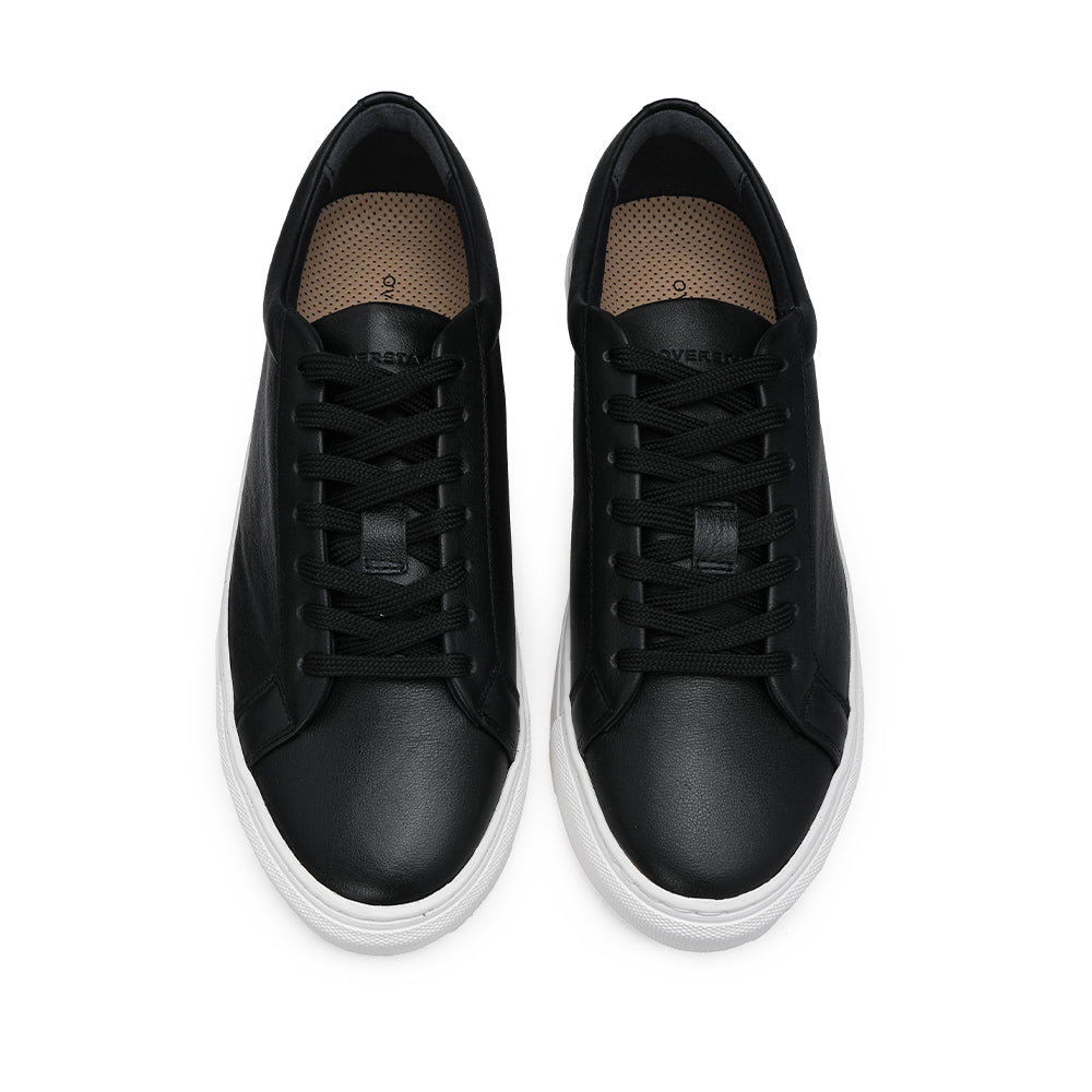 Sapatilha Casual Homem Pele Preto