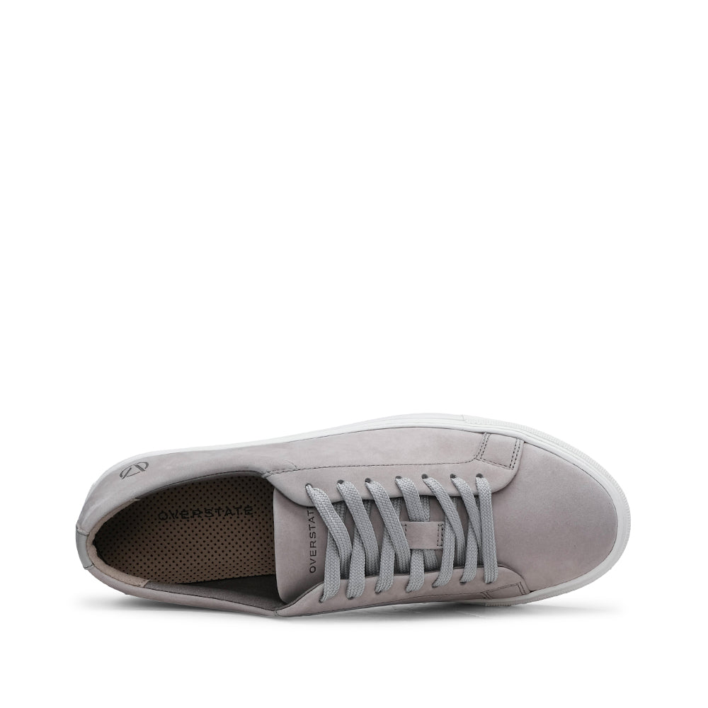 Sapatilha Casual Homem Nobuck Cinzento