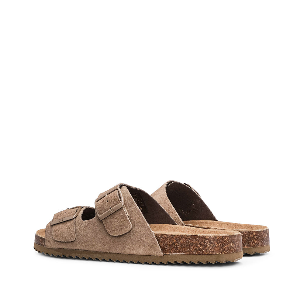 Chinelo Casual Homem Camurça Taupe