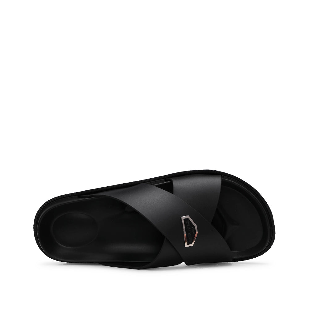 Chinelo Casual Homem Preto