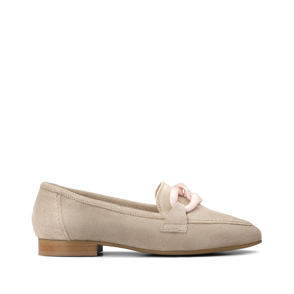 Sapato Casual Mulher Camurça Bege
