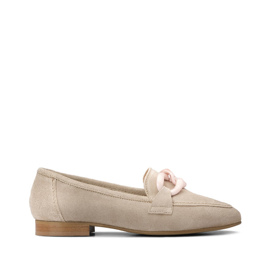 Sapato Casual Mulher Camurça Bege