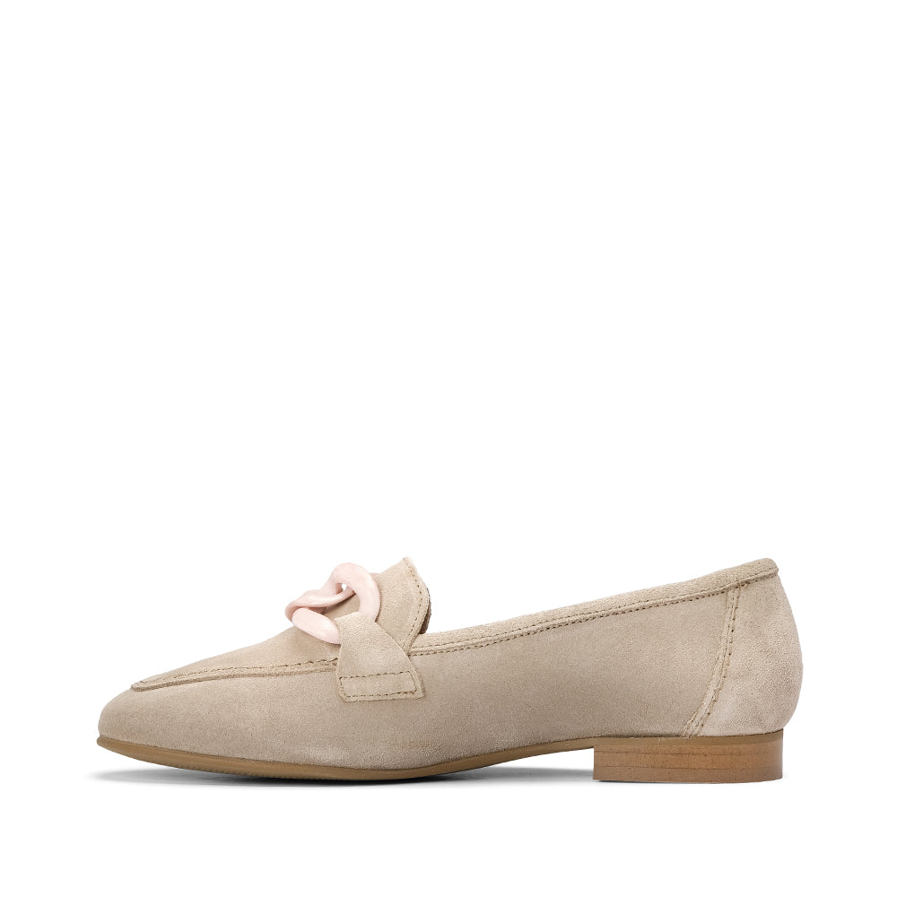 Sapato Casual Mulher Camurça Bege