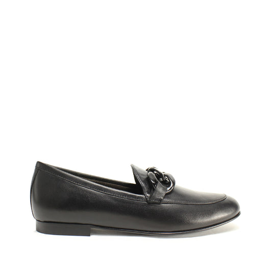 Sapato Mocassim Mulher Pele Preto