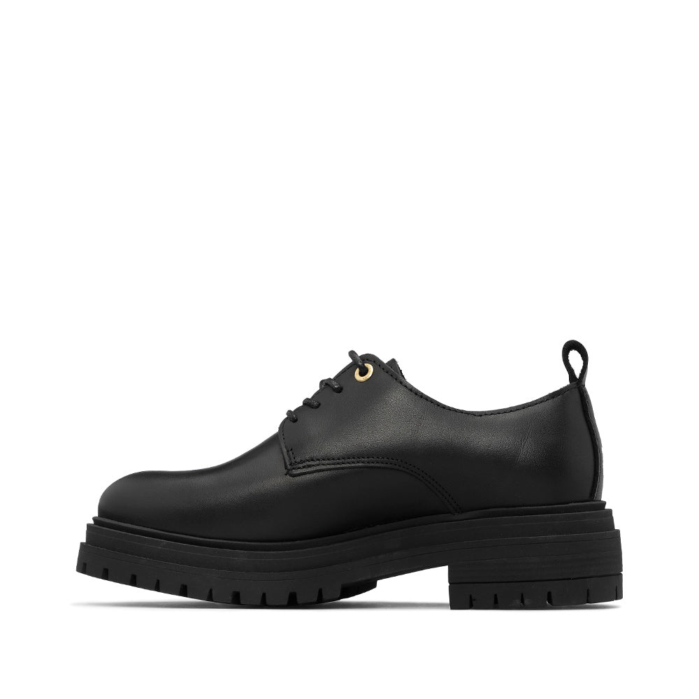 Sapato Salto Raso Mulher Pele Preto
