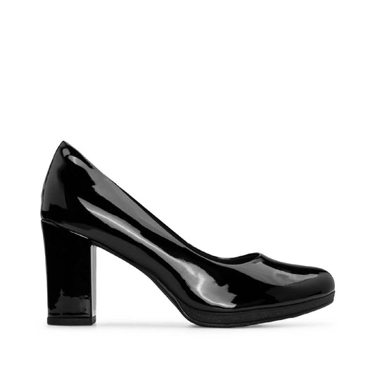 Sapato Salto Alto Mulher Verniz Preto