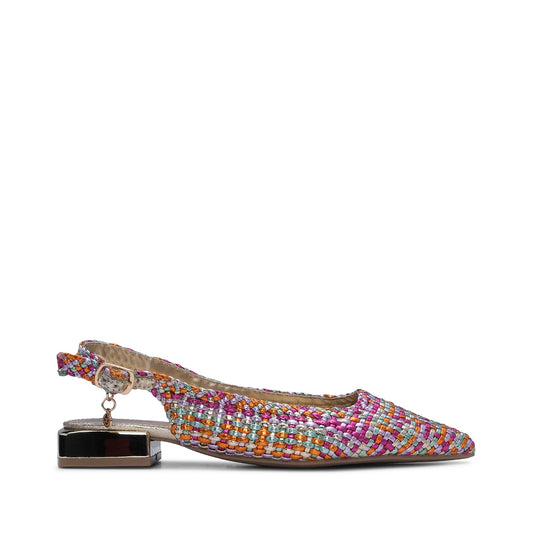 Sapato Salto Raso Mulher Fuxia