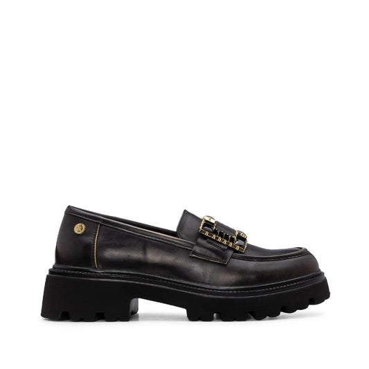 Sapato Mocassim Mulher Bronze