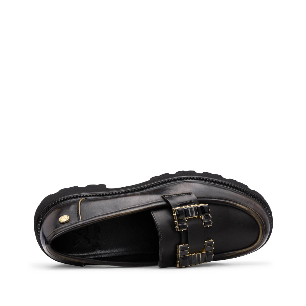 Sapato Mocassim Mulher Bronze