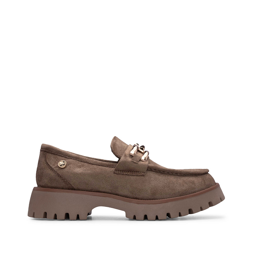 Sapato Mocassim Mulher Bege