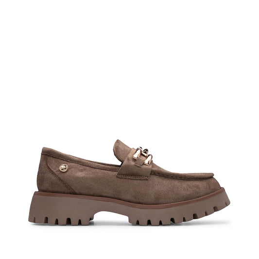 Sapato Mocassim Mulher Bege