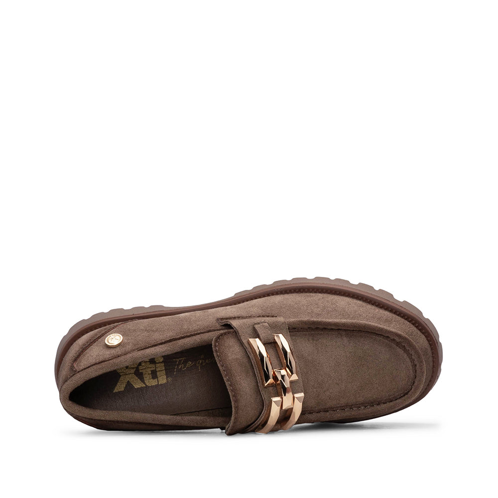 Sapato Mocassim Mulher Bege