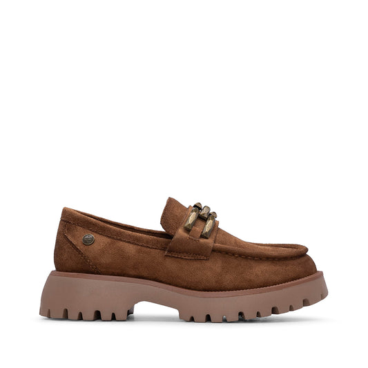 Sapato Mocassim Mulher Camel