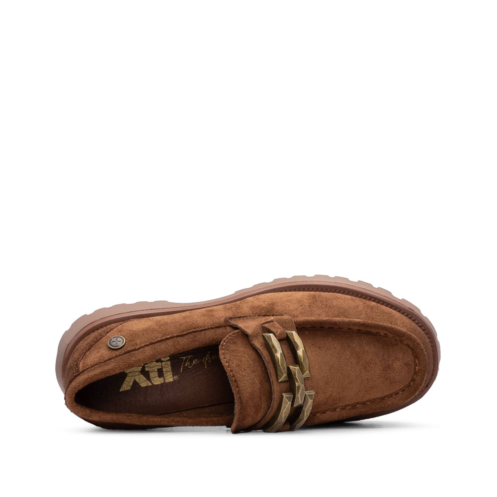 Sapato Mocassim Mulher Camel