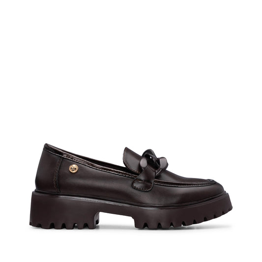 Sapato Mocassim Mulher Castanho