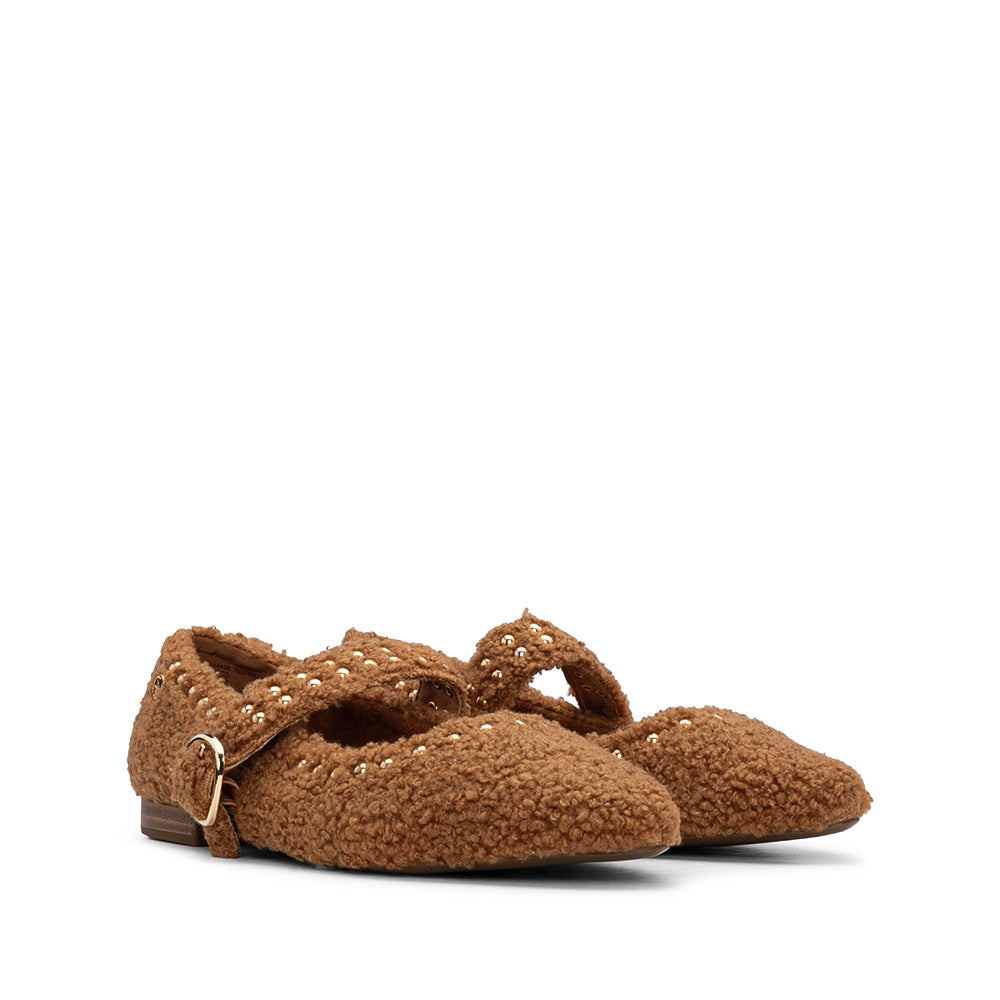 Sapato Sabrinas Mulher Camel