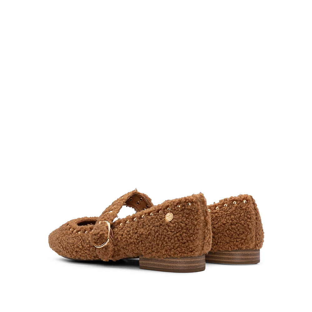 Sapato Sabrinas Mulher Camel