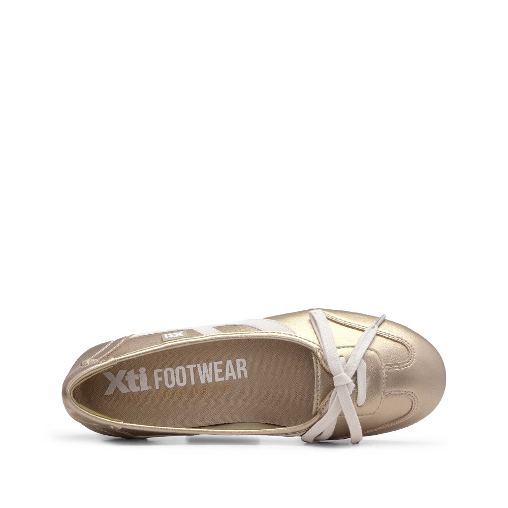 Sapato Sabrinas Mulher Dourado