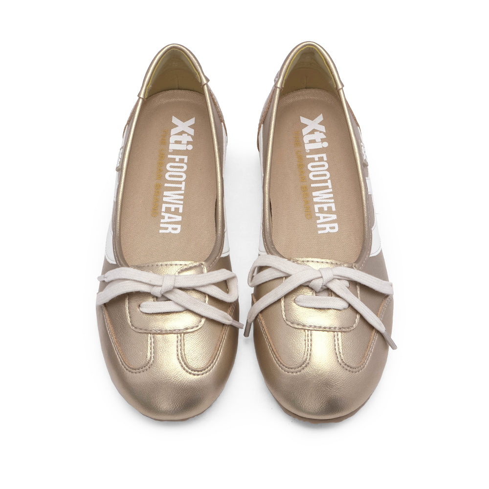 Sapato Sabrinas Mulher Dourado