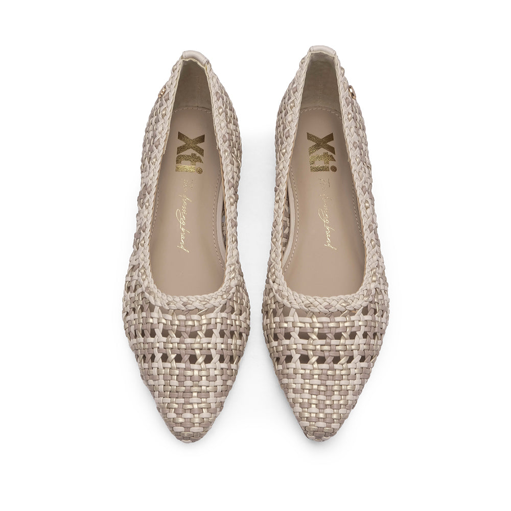 Sapato Sabrinas Mulher Bege