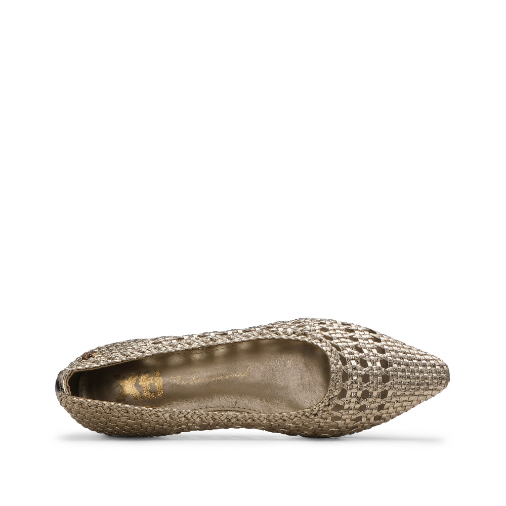 Sapato Sabrinas Mulher Dourado