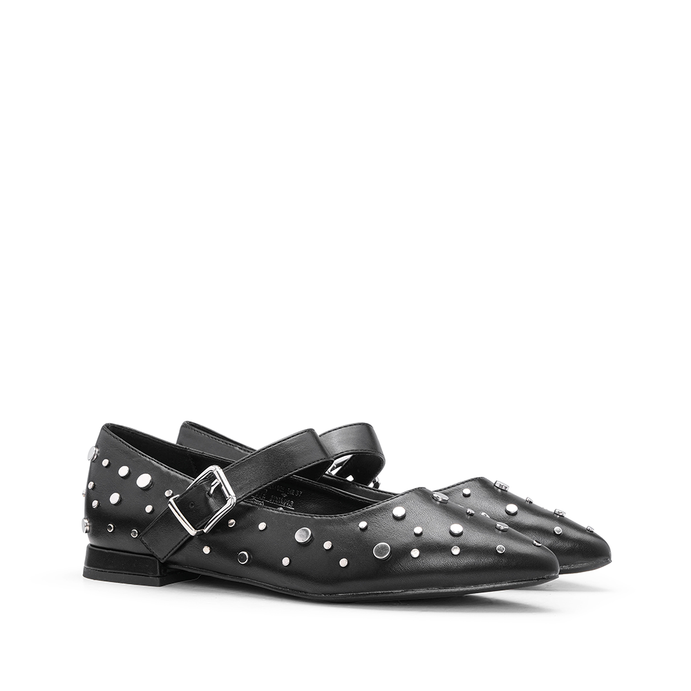 Sapato Mary Jane Mulher Preto