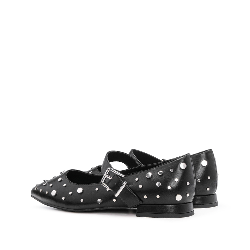 Sapato Mary Jane Mulher Preto