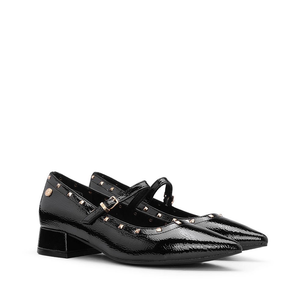 Sapato Mary Jane Mulher Preto