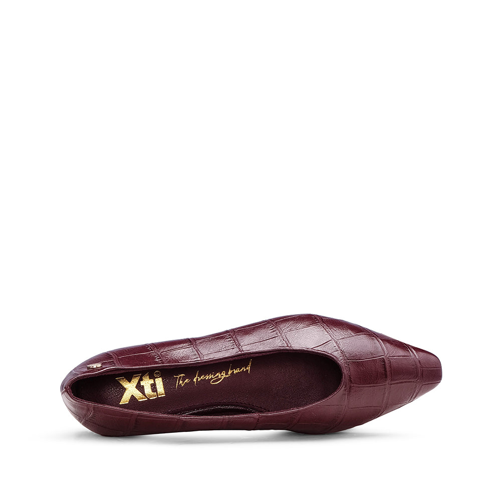 Sapato Sabrinas Mulher Bordeaux
