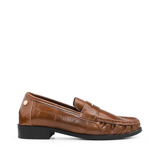 Sapato Mocassim Mulher Camel