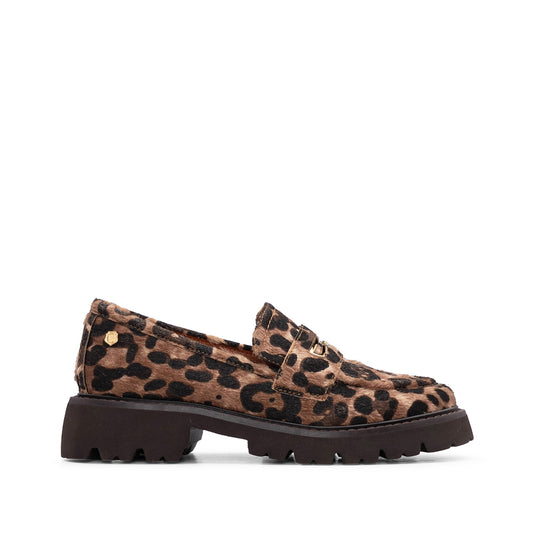 Sapato Mocassim Mulher Leopardo