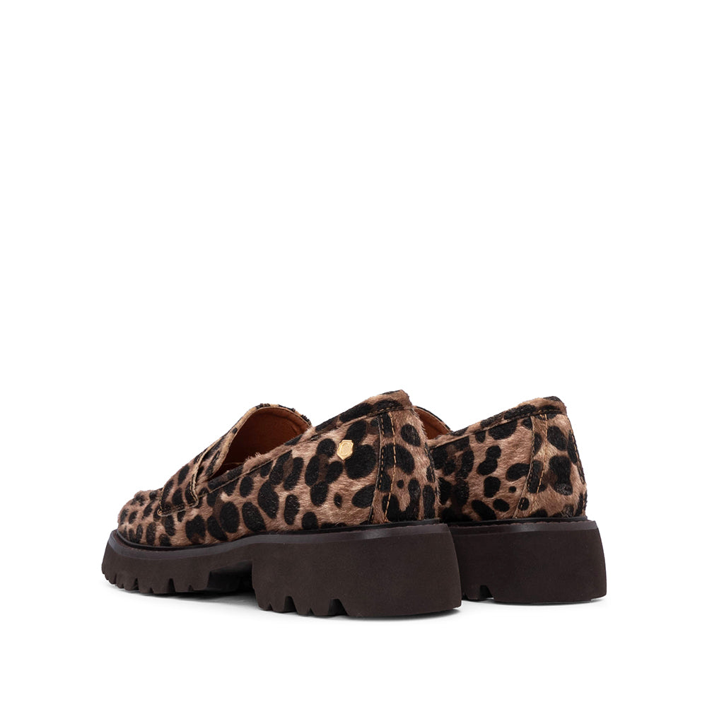 Sapato Mocassim Mulher Leopardo