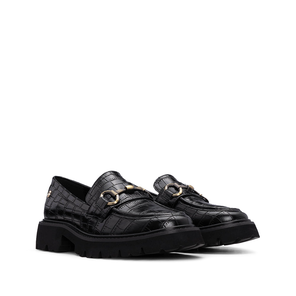 Sapato Mocassim Mulher Preto