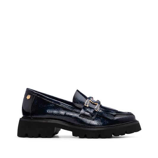 Sapato Mocassim Mulher Azul Marinho