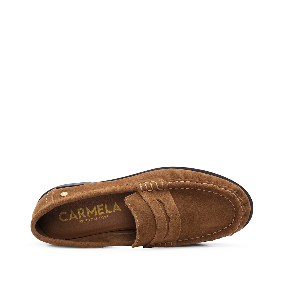 Sapato Mocassim Mulher Camel