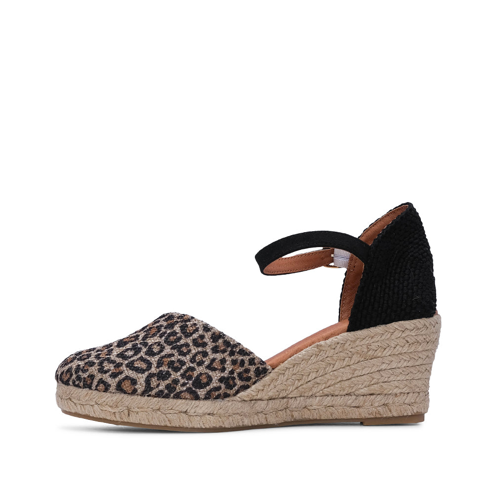 Sapato Alpercatas Mulher Pele Leopardo