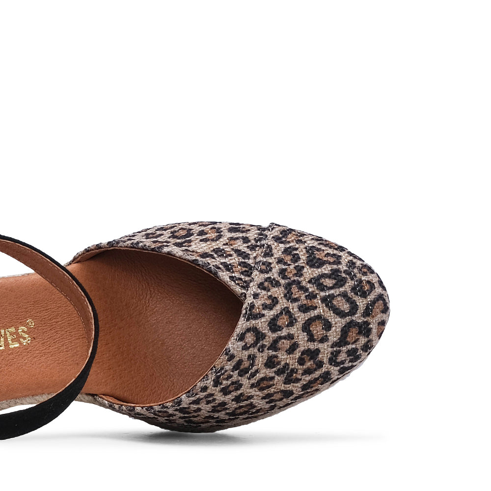 Sapato Alpercatas Mulher Pele Leopardo