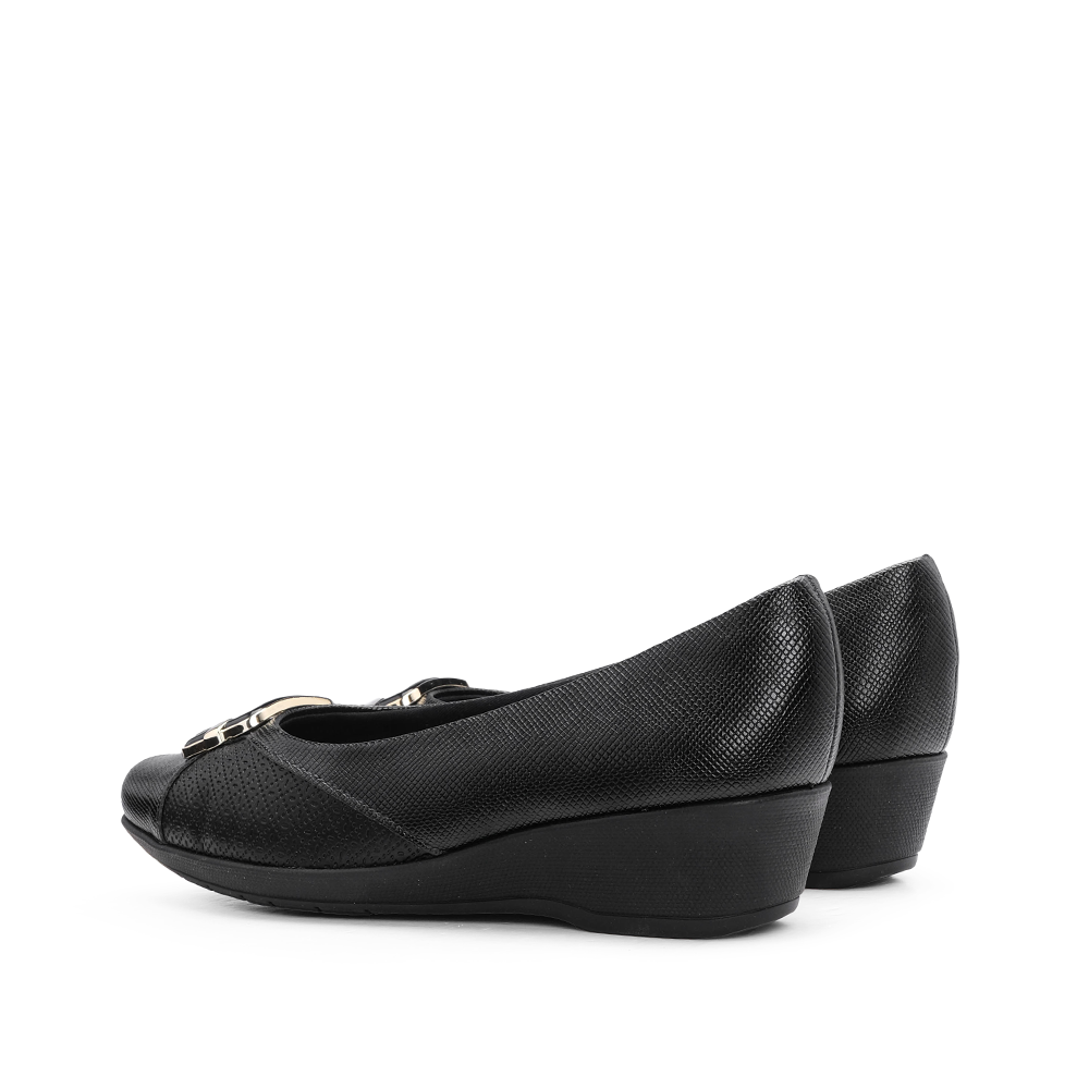 Sapato Salto Médio Mulher Pele Preto