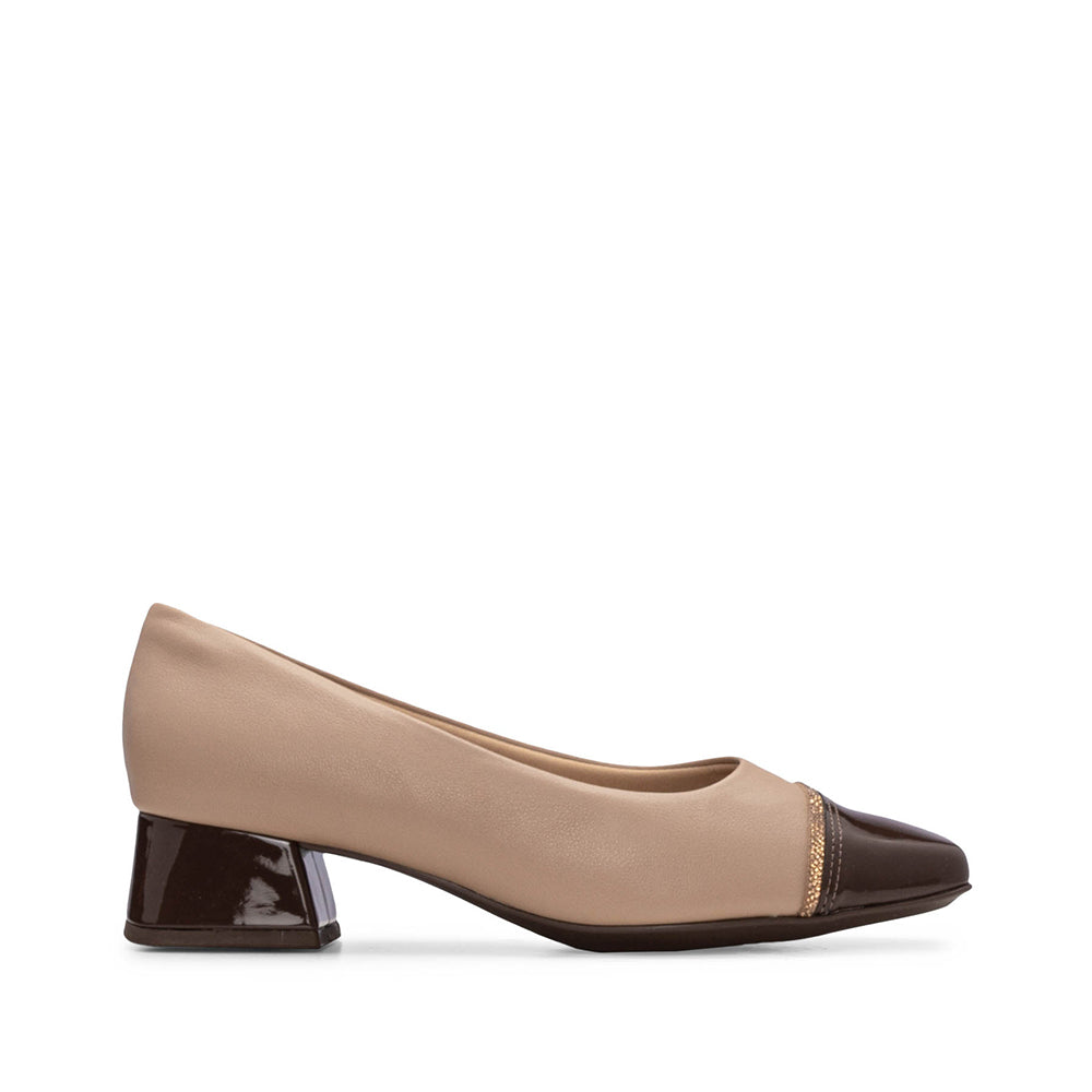 Sapato Salto Médio Mulher Taupe