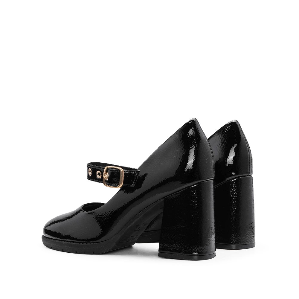 Sapato Salto Alto Mulher Verniz Preto