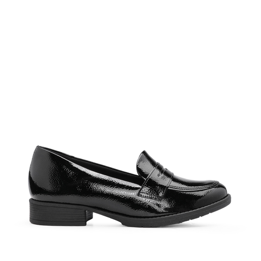 Sapato Mocassim Mulher Verniz Preto