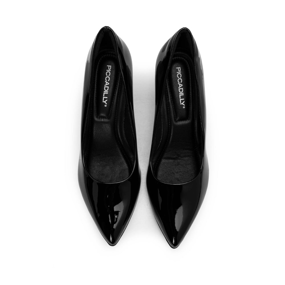 Sapato Salto Médio Mulher Verniz Preto