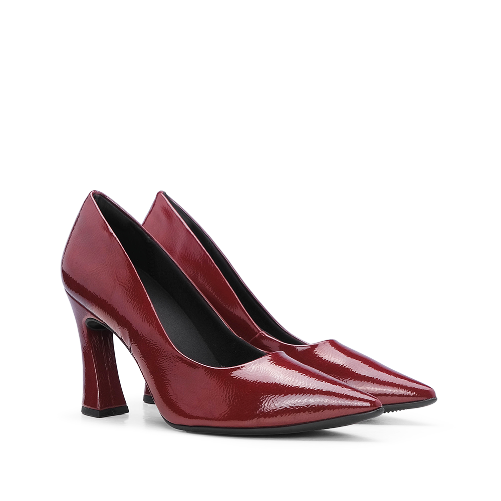 Sapato Salto Alto Mulher Verniz Bordeaux
