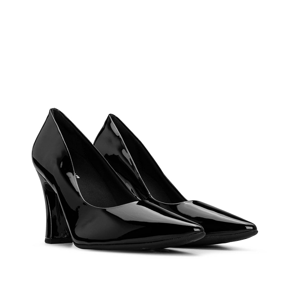 Sapato Salto Alto Mulher Verniz Preto